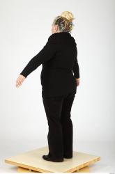 Whole Body Woman Casual Overweight Studio photo references